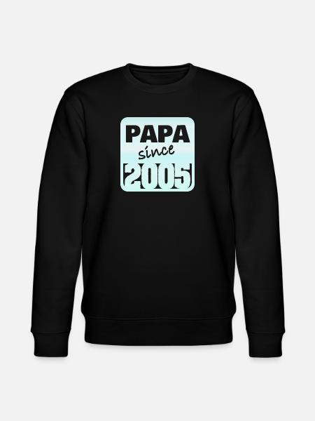 Papa 2005 - Stanley/Stella CHANGER Unisex Organic Sweatshirt - black