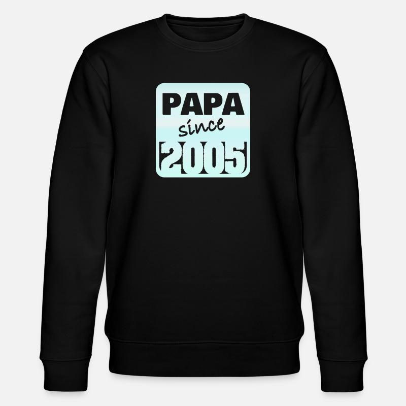 Papa 2005 - Stanley/Stella Unisex Bio-Sweatshirt CHANGER  - Schwarz