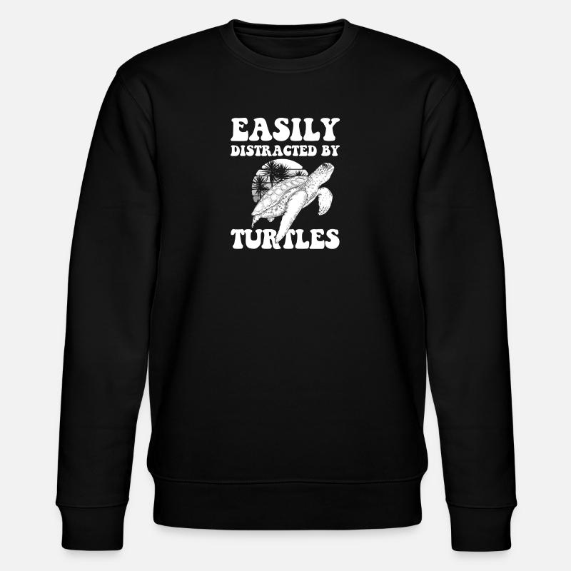Tortue Animal - Sweat bio CHANGER Stanley/Stella Unisexe - noir