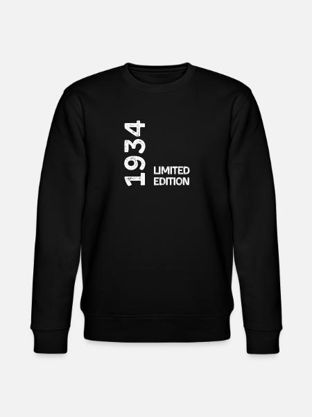 1934 limited edition - Stanley/Stella CHANGER Unisex Organic Sweatshirt - black