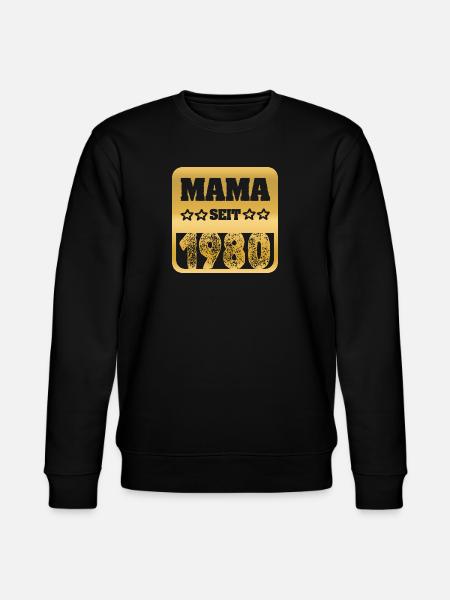 1980 - Stanley/Stella CHANGER Unisex Organic Sweatshirt - black