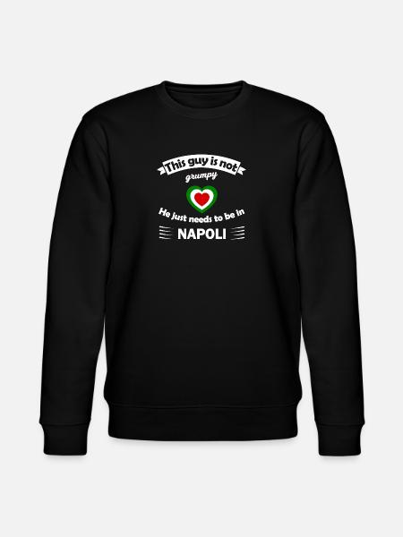 Homesick for Naples - Stanley/Stella CHANGER Unisex Organic Sweatshirt - black
