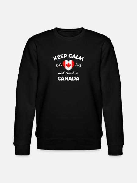 The trip to Canada - Stanley/Stella CHANGER Unisex Organic Sweatshirt - black