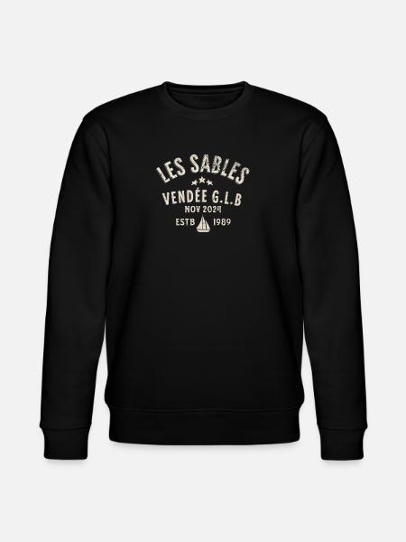 Les Sables Vendée GLB 2024 - Stanley/Stella CHANGER Unisex Organic Sweatshirt - black