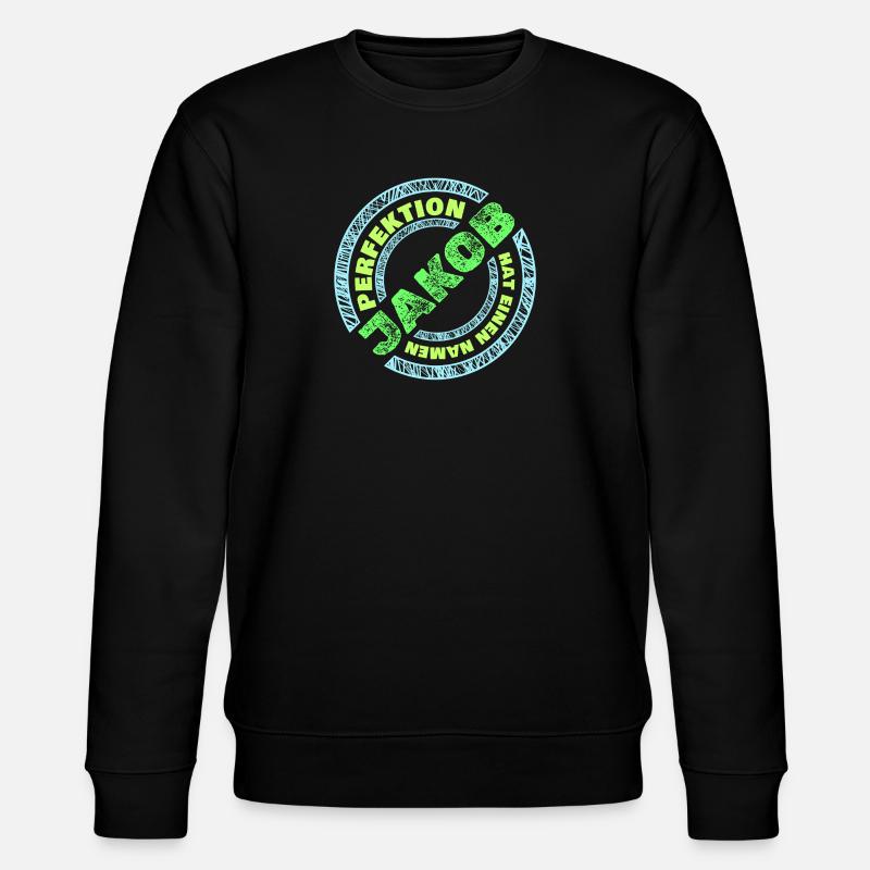 Jakob - Stanley/Stella Unisex Bio-Sweatshirt CHANGER  - Schwarz