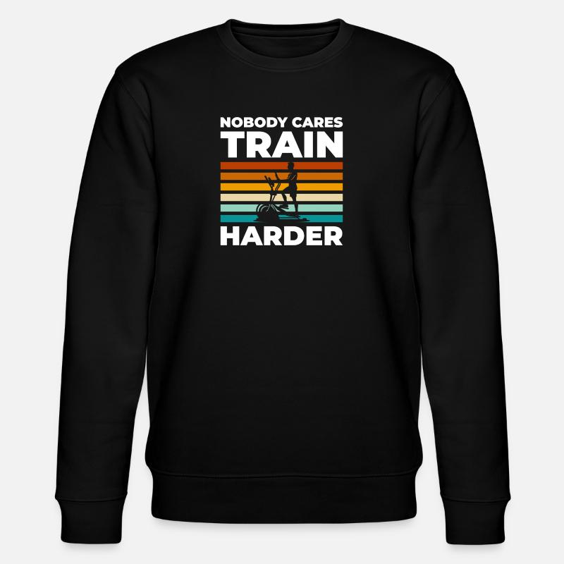 Training Muscles Trainer - Stanley/Stella CHANGER Unisex Organic Sweatshirt - black