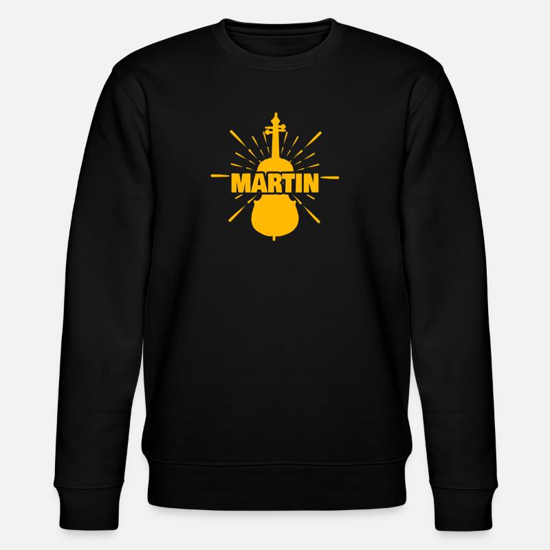 Vorname Martin - Stanley/Stella Unisex Bio-Sweatshirt CHANGER  - Schwarz