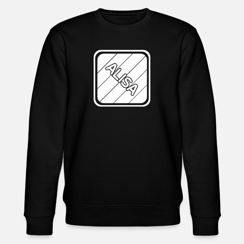 Gift for Alisa - Stanley/Stella CHANGER Unisex Organic Sweatshirt - black