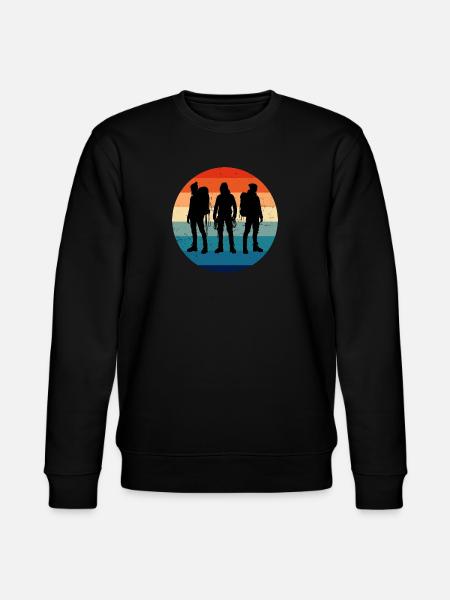 Bouldering Climber Boulder Climber Men - Stanley/Stella CHANGER Unisex Organic Sweatshirt - black