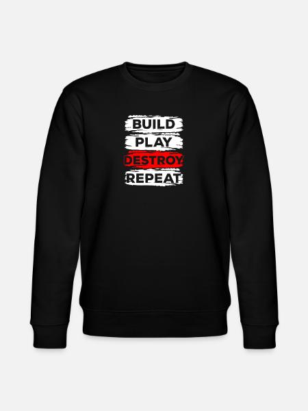 Blocs de serrage Souvenirs d’enfance - Sweat bio CHANGER Stanley/Stella Unisexe - noir
