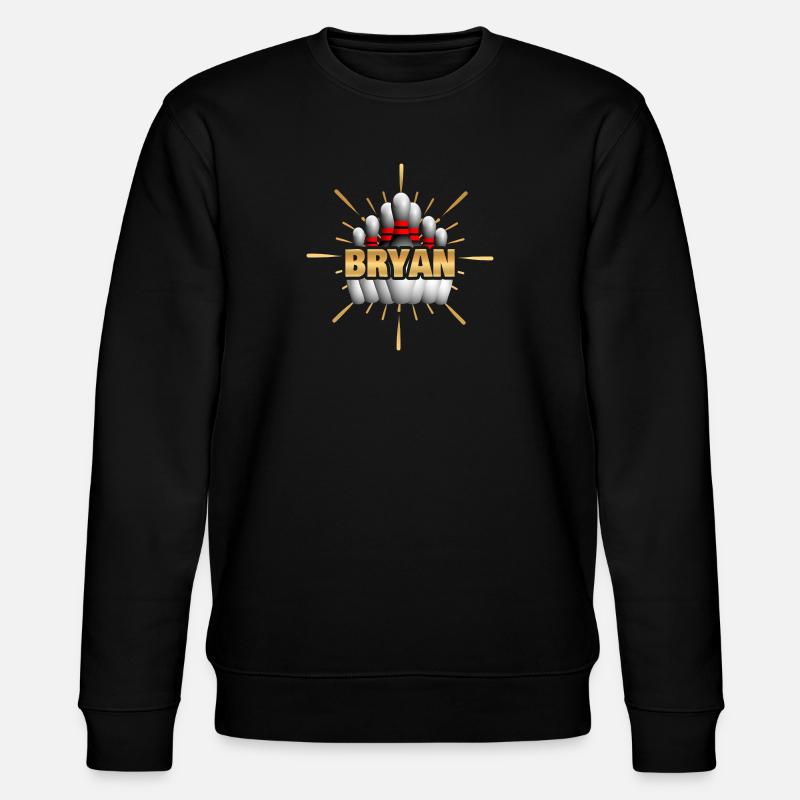 Bowling Bryan - Stanley/Stella CHANGER Unisex Organic Sweatshirt - black