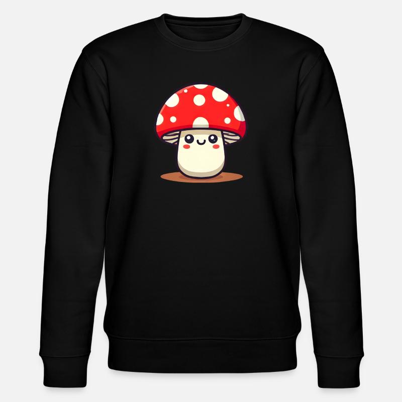 Giftpilz - Stanley/Stella Unisex Bio-Sweatshirt CHANGER  - Schwarz