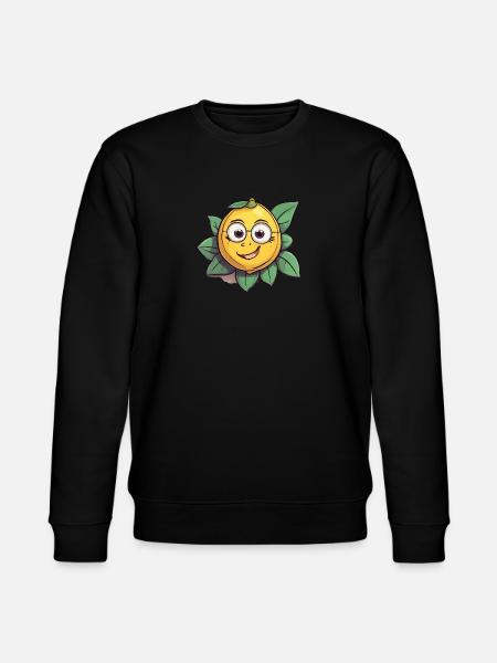 Lemon Citrus Fruit Fruit - Stanley/Stella CHANGER Unisex Organic Sweatshirt - black