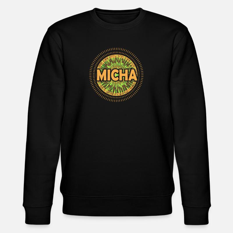 Micha - Stanley/Stella Unisex Bio-Sweatshirt CHANGER  - Schwarz