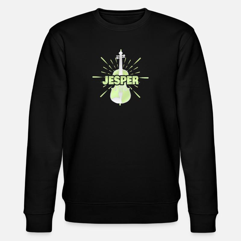 Jesper als Streichinstrument - Stanley/Stella Unisex Bio-Sweatshirt CHANGER  - Schwarz