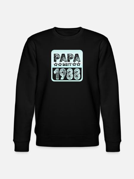 1988 1988 - Stanley/Stella CHANGER Unisex Organic Sweatshirt - black