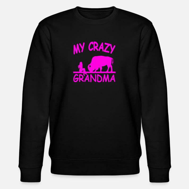 Oma - Stanley/Stella Unisex Bio-Sweatshirt CHANGER  - Schwarz