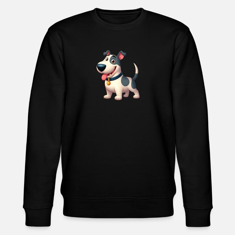 Bullterrier 3 - Stanley/Stella Unisex Bio-Sweatshirt CHANGER  - Schwarz