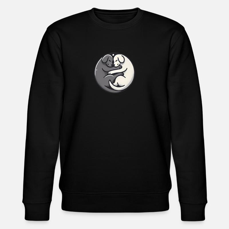 YinYang Sleeping Dogs Design - Sweat bio CHANGER Stanley/Stella Unisexe - noir