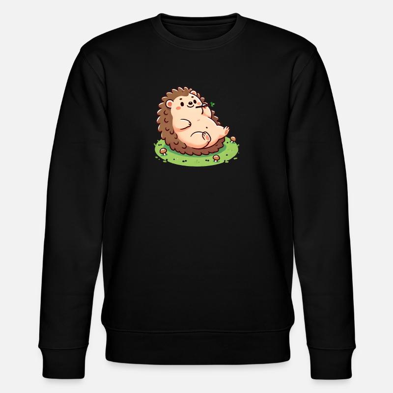 Chill Hérisson Vivre Vie Lente - Sweat bio CHANGER Stanley/Stella Unisexe - noir