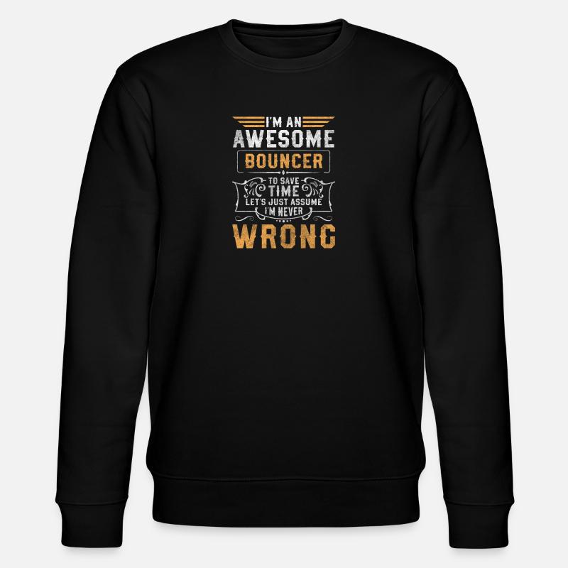 Security Security Entrance Danger - Stanley/Stella CHANGER Unisex Organic Sweatshirt - black