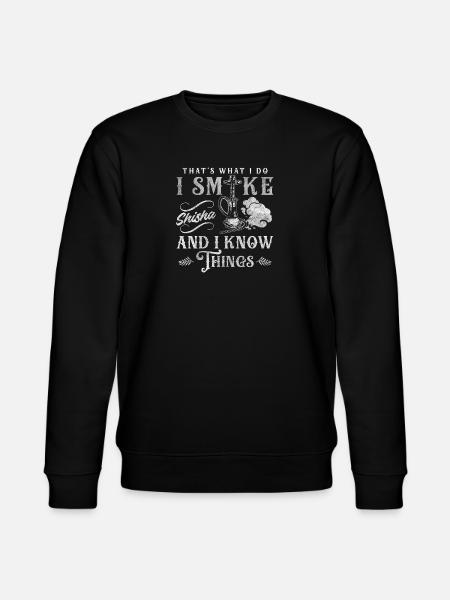 Hookah Smoke Oriental - Stanley/Stella CHANGER Unisex Organic Sweatshirt - black