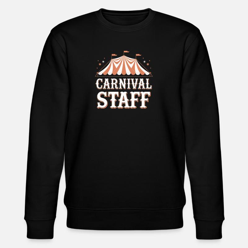 Zirkus Fasching Karneval - Stanley/Stella Unisex Bio-Sweatshirt CHANGER  - Schwarz