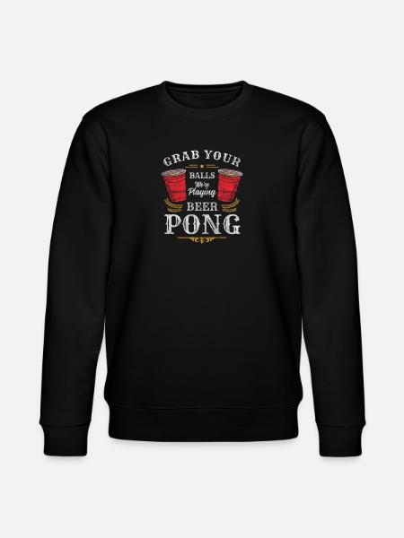 Pong Trinkspiel Gewinner Schnaps - Stanley/Stella Unisex Bio-Sweatshirt CHANGER - Schwarz