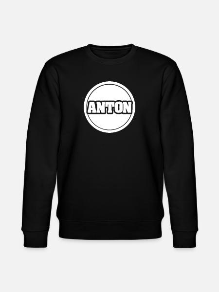 Gift for Anton - Stanley/Stella CHANGER Unisex Organic Sweatshirt - black