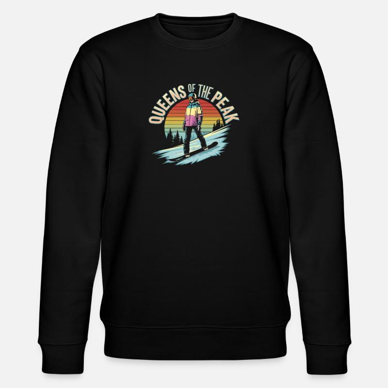 Reines du Pic - Snowboard Art - Sweat bio CHANGER Stanley/Stella Unisexe - noir