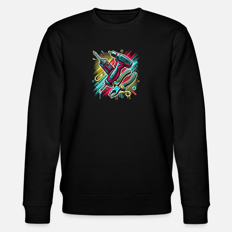 Outil d’artisan - Sweat bio CHANGER Stanley/Stella Unisexe - noir