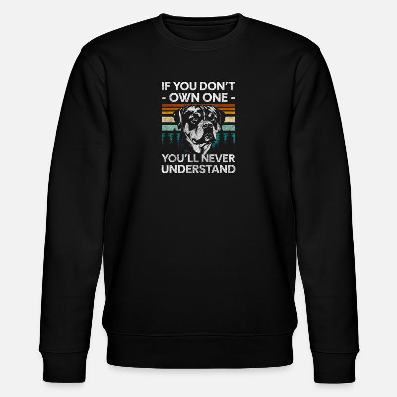 Pedigree Dog Loyal Master - Stanley/Stella CHANGER Unisex Organic Sweatshirt - black