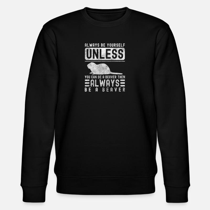 rodent tree canada conservation - Stanley/Stella CHANGER Unisex Organic Sweatshirt - black