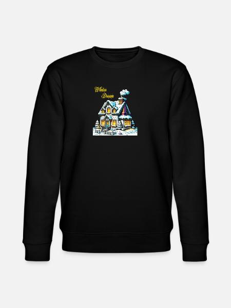 Winter Dream House - Stanley/Stella CHANGER Unisex Organic Sweatshirt - black