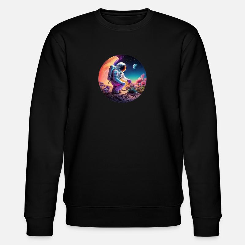 Astronaute jardinier - Sweat bio CHANGER Stanley/Stella Unisexe - noir