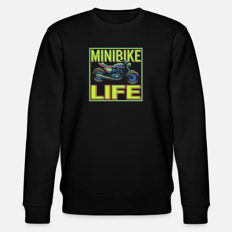 Life on two small wheels - Stanley/Stella CHANGER Unisex Organic Sweatshirt - black