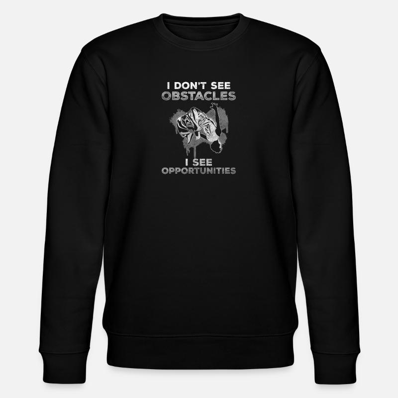 Parkour Sport Sprung Stunt - Stanley/Stella Unisex Bio-Sweatshirt CHANGER  - Schwarz