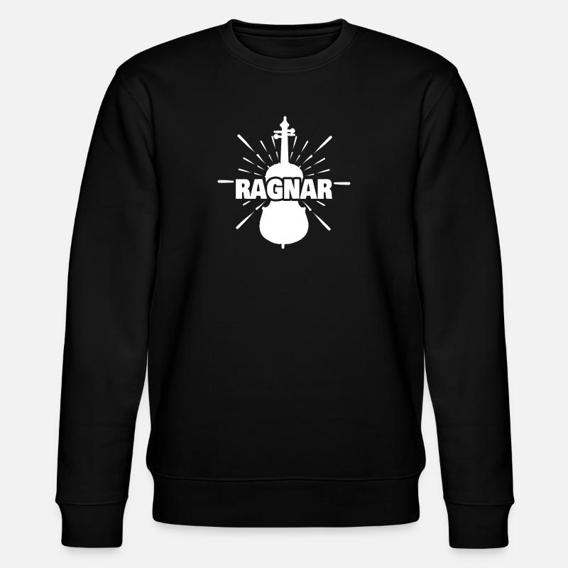 First name Ragnar - Stanley/Stella CHANGER Unisex Organic Sweatshirt - black