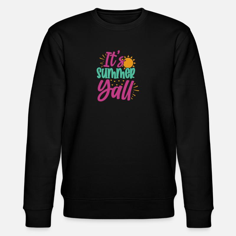 C’est l’été-Yall-01 - Sweat bio CHANGER Stanley/Stella Unisexe - noir