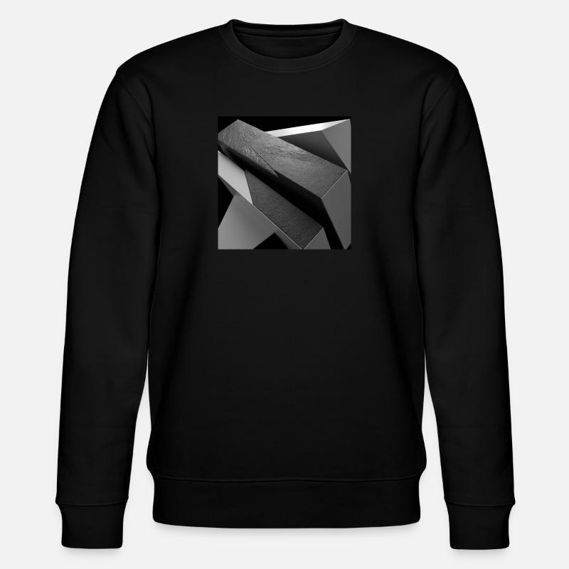 Structured Depth - Stanley/Stella Unisex Bio-Sweatshirt CHANGER  - Schwarz