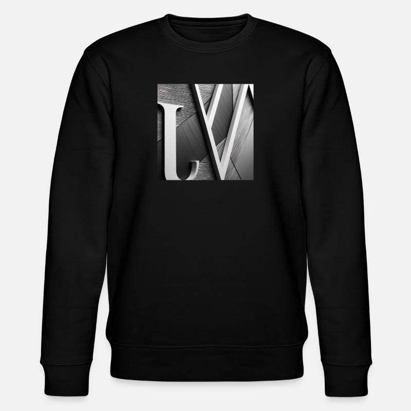 Couture Monogram - Stanley/Stella Unisex Bio-Sweatshirt CHANGER  - Schwarz