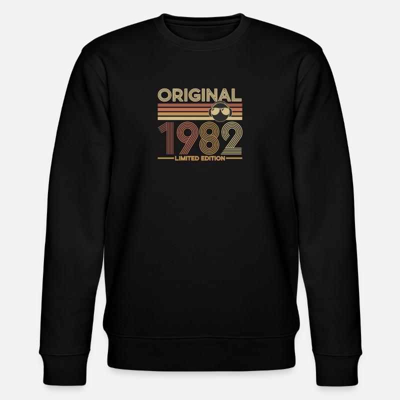 1982 - Stanley/Stella CHANGER Unisex Organic Sweatshirt - black