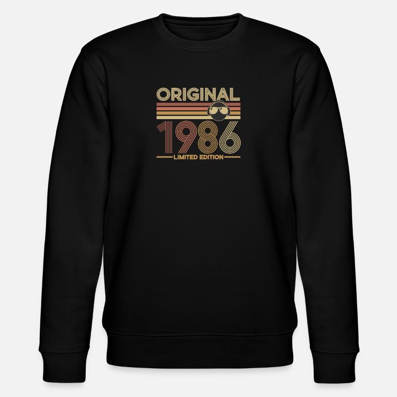 1986 - Stanley/Stella Unisex Bio-Sweatshirt CHANGER  - Schwarz