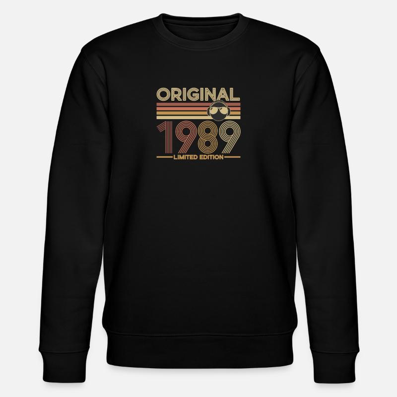 1989 - Sweat bio CHANGER Stanley/Stella Unisexe - noir