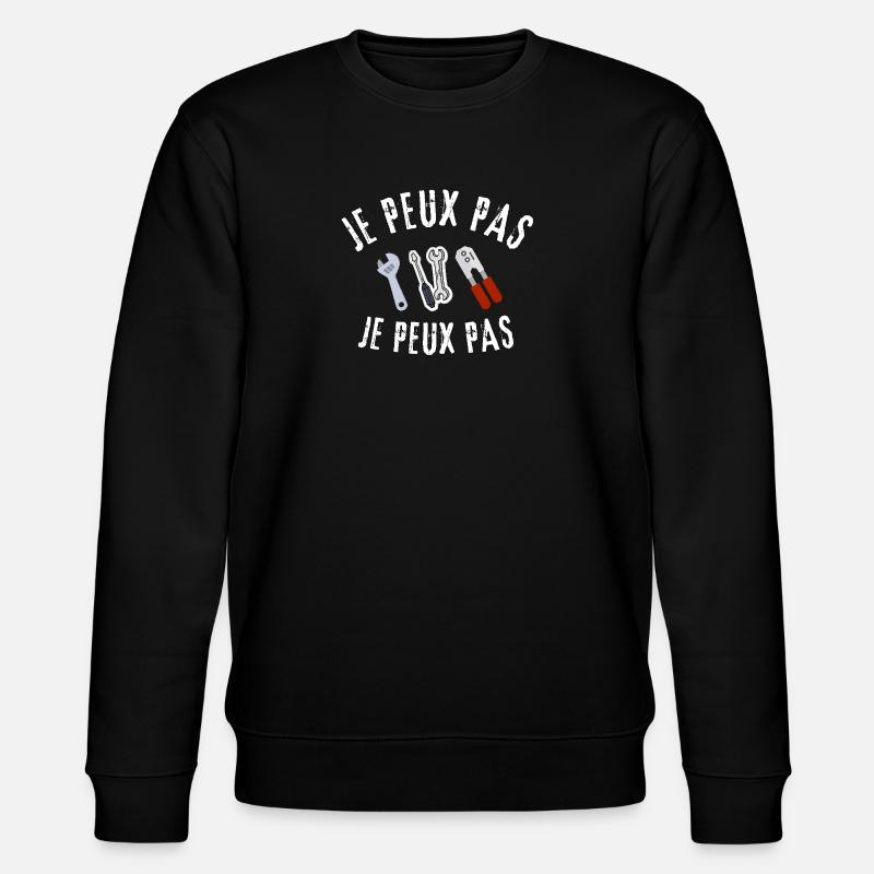 Je peux pas jai bricolage - Sweat bio CHANGER Stanley/Stella Unisexe - noir