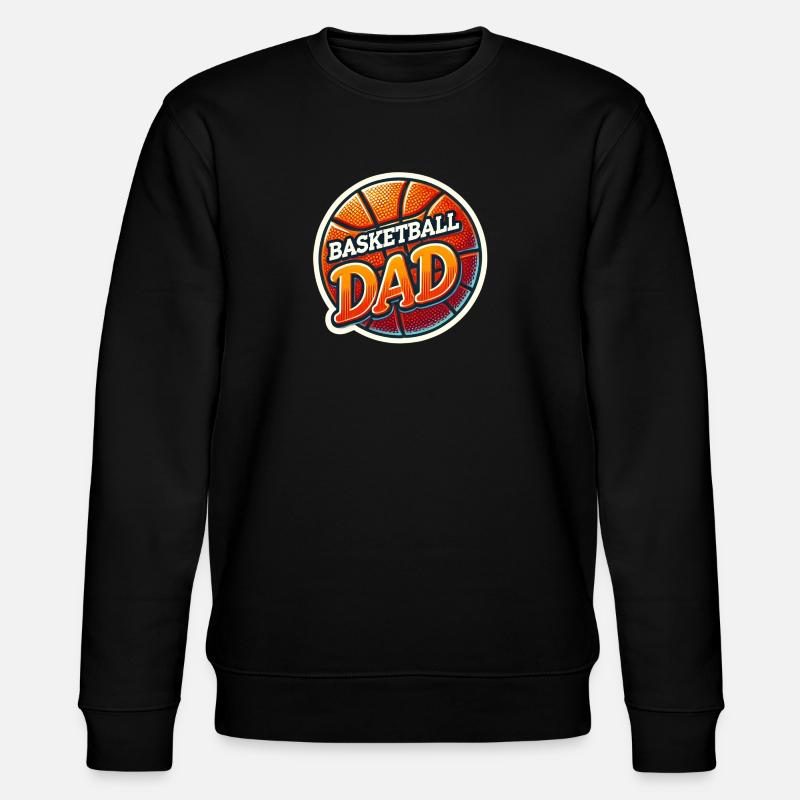 Papa basketteur - Sweat bio CHANGER Stanley/Stella Unisexe - noir