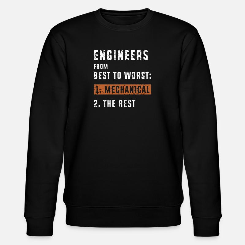 Mechanical Engineer - Stanley/Stella CHANGER Unisex Organic Sweatshirt - black