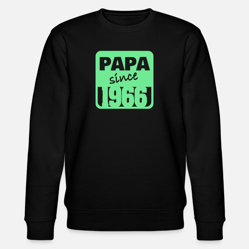 1966 - Stanley/Stella CHANGER Unisex Organic Sweatshirt - black