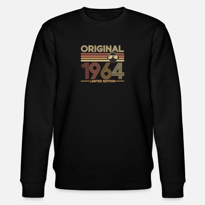 1964 - Stanley/Stella Unisex Bio-Sweatshirt CHANGER  - Schwarz