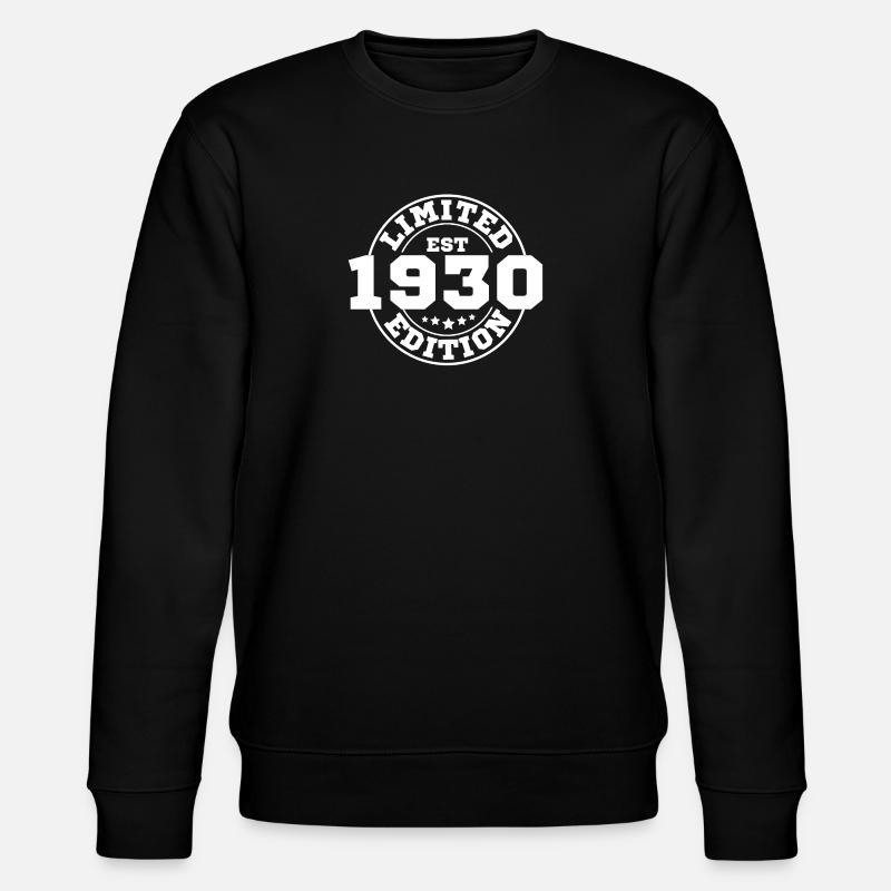 1930 limited edition - Sweat bio CHANGER Stanley/Stella Unisexe - noir